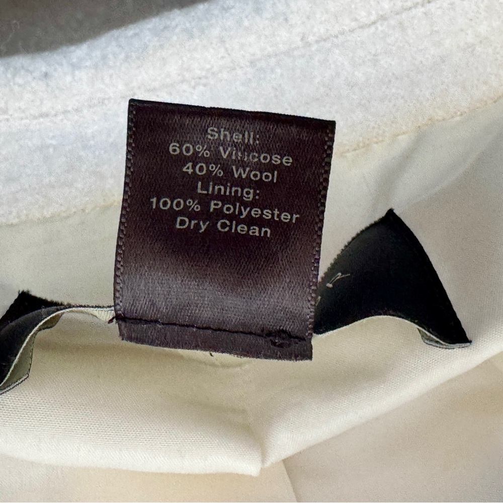 Ann Taylor Wool Blend Moto Jacket Blazer - Picture 7 of 8